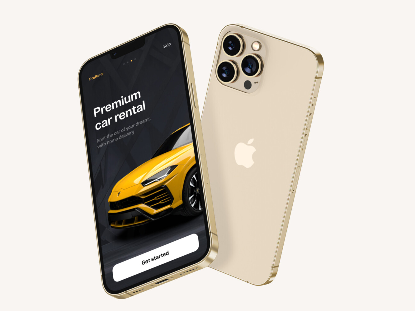 Create a car renting software for iOS