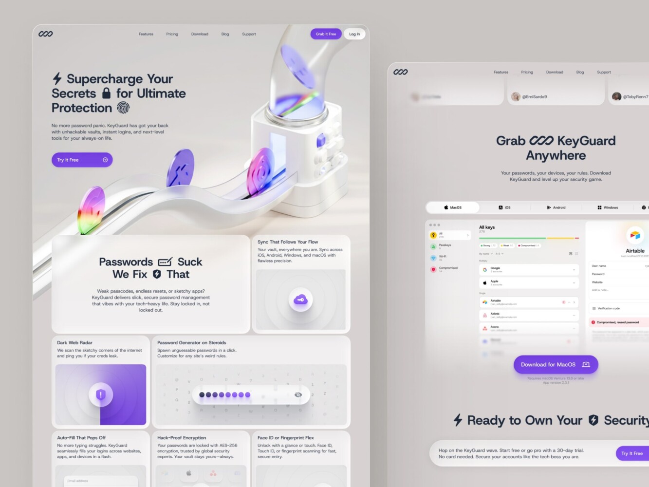Modern web fonts