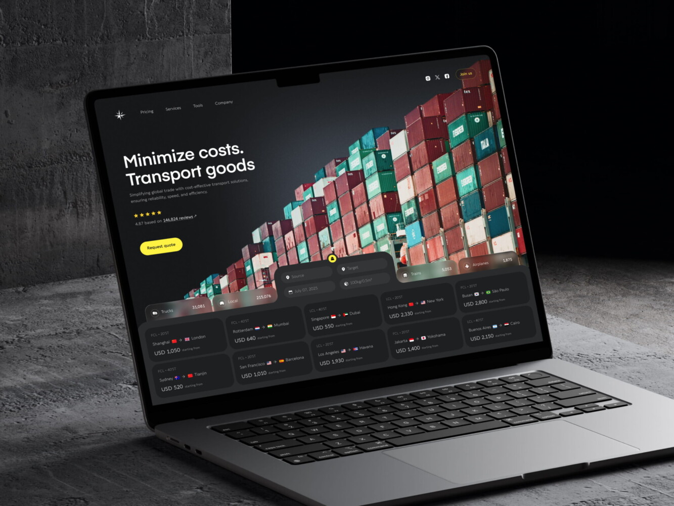 B2B SaaS website design