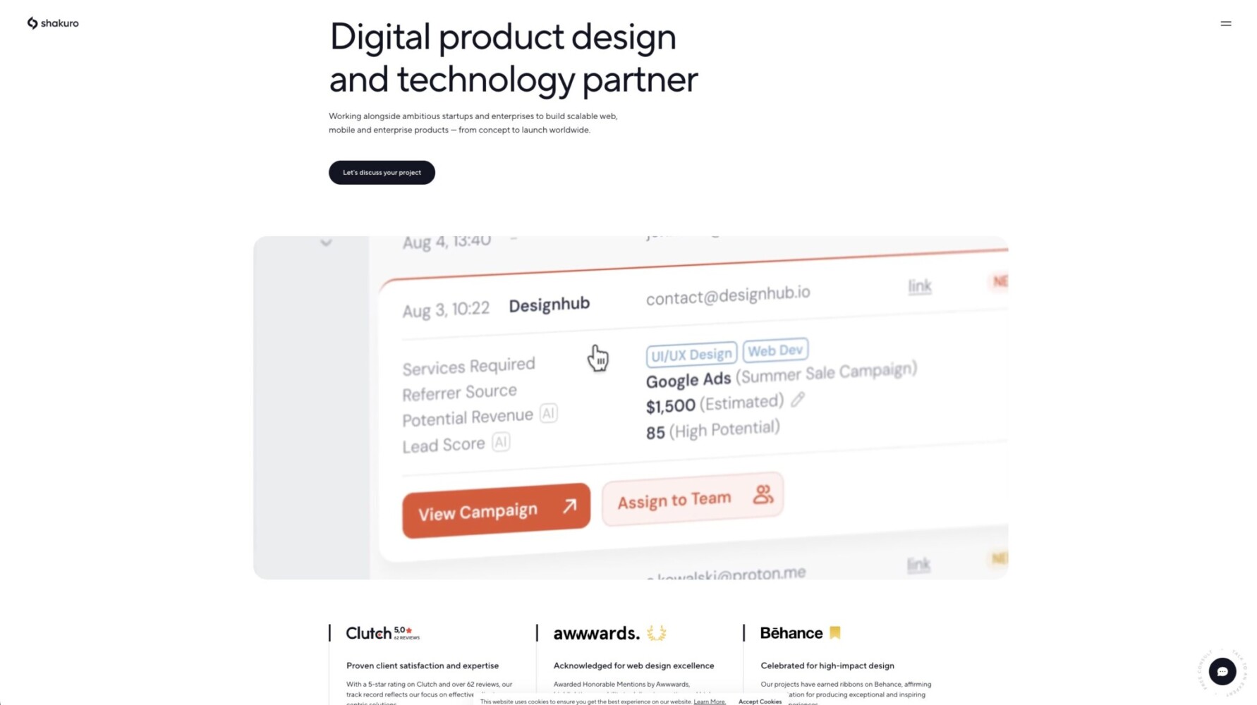 Top 10 UX/UI Design Agencies for Web & Mobile in 2026 | Shakuro