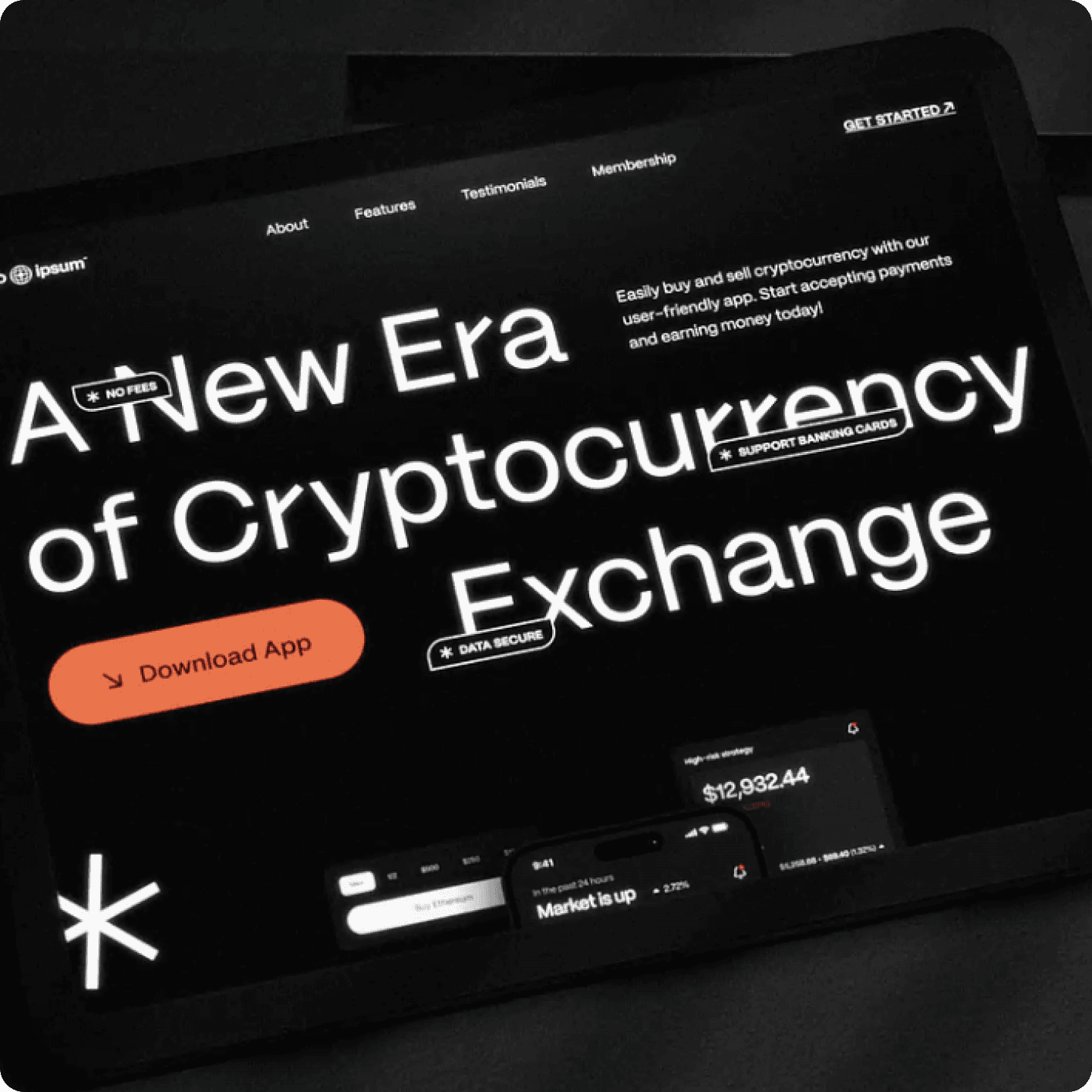Cryptocurrency Exchange Website & Mobile App