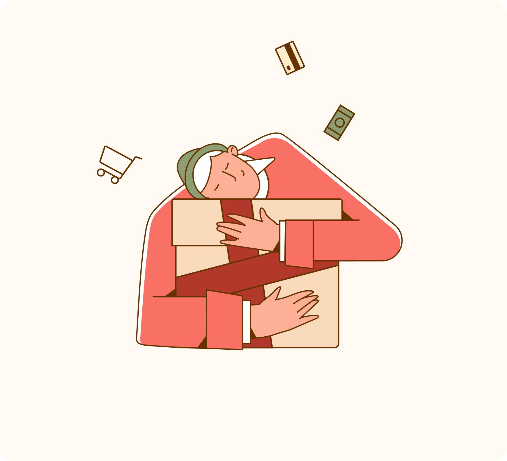 E-Commerce Characters Free Illustration Pack 4