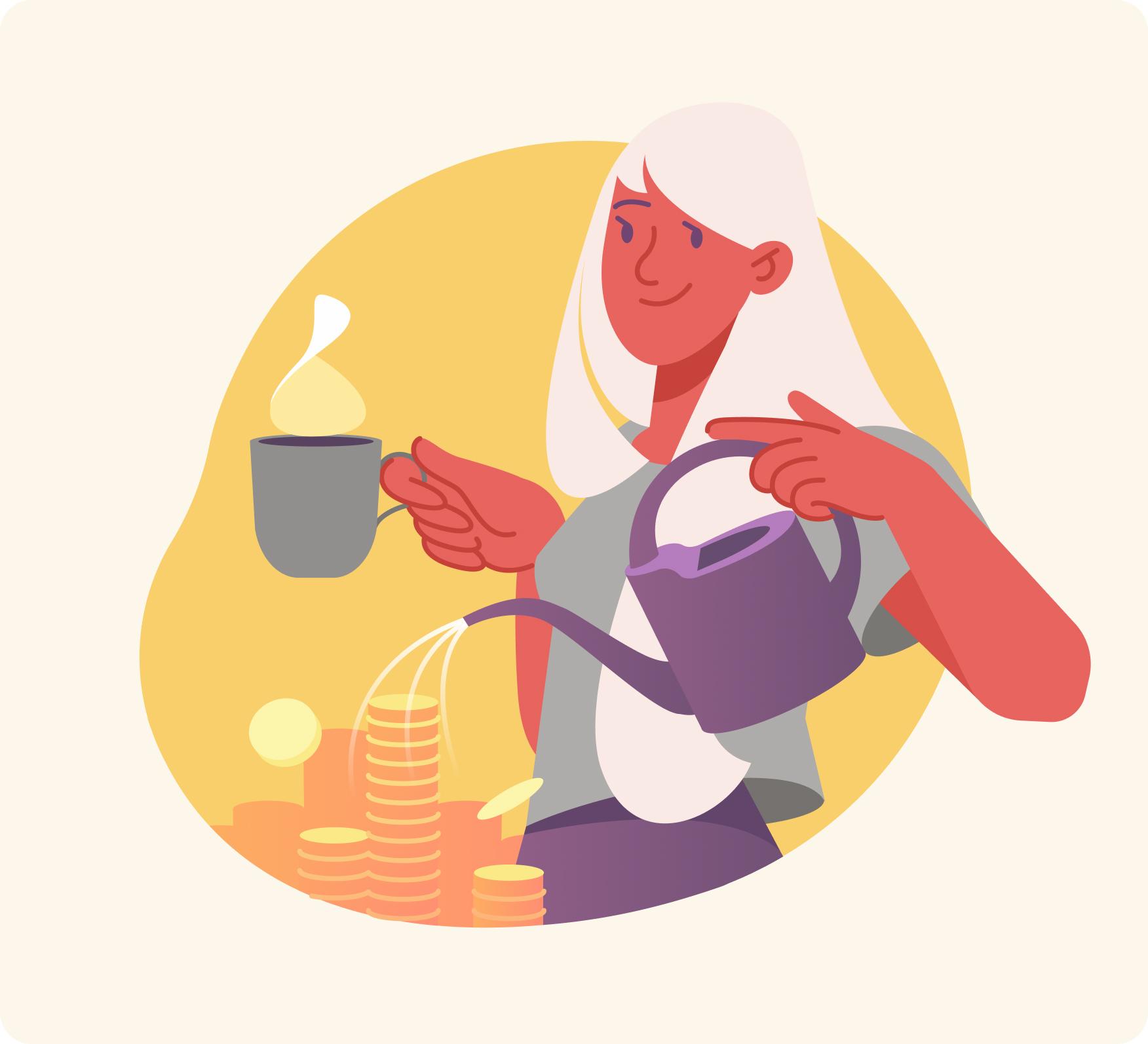 Financial Characters Free Illustration Pack 4