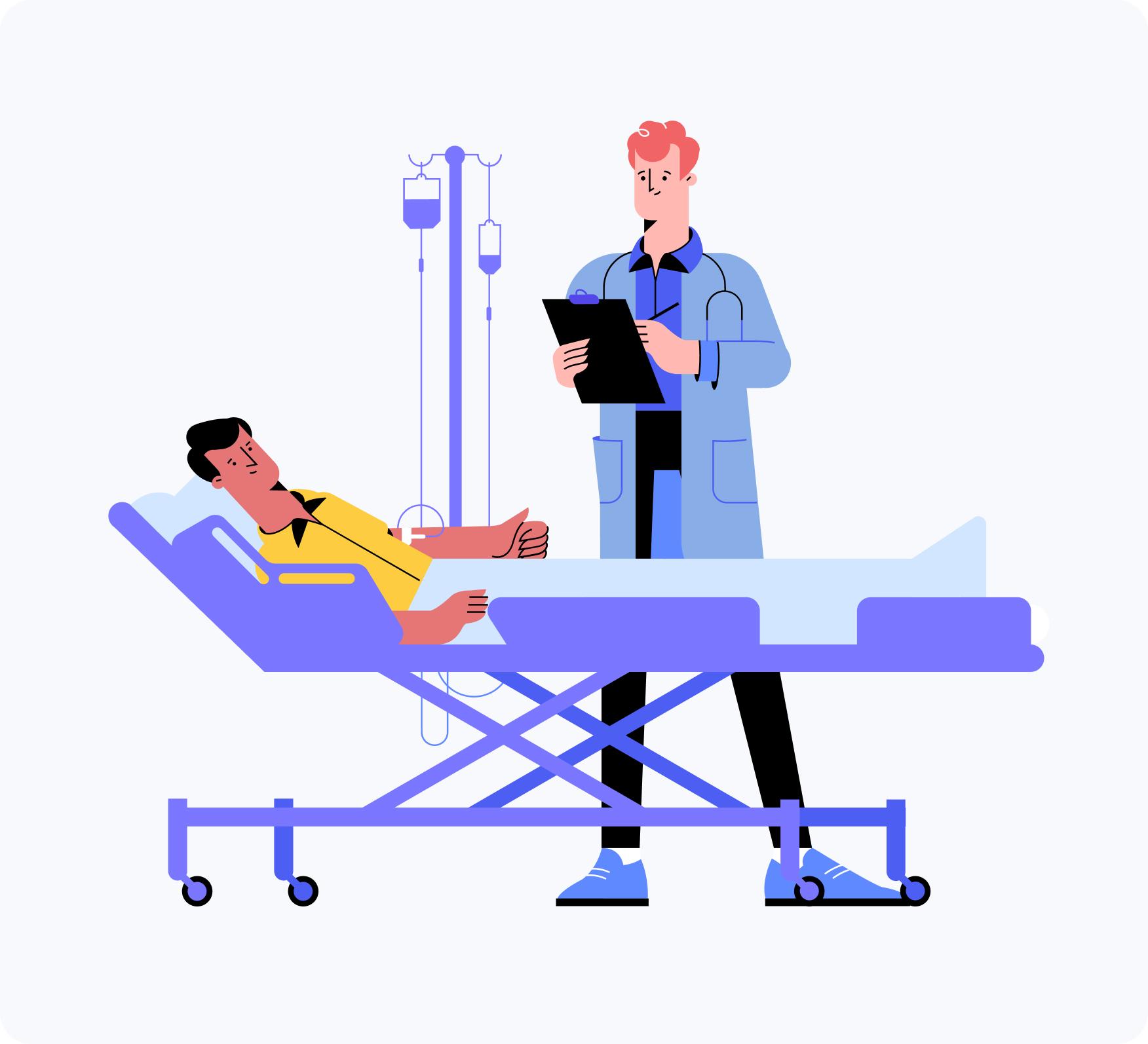 Medical Characters Free Illustration Pack 6