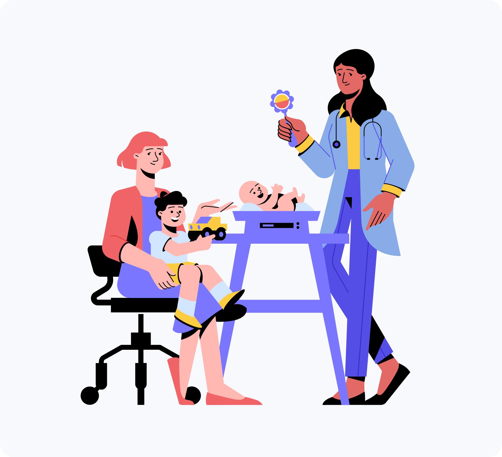 Medical Characters Free Illustration Pack 8