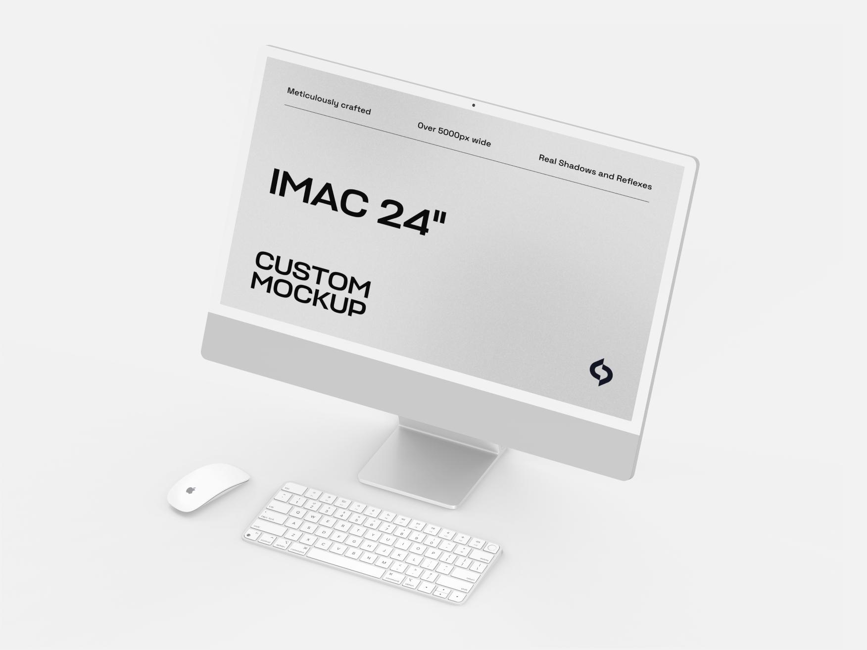 iMac 24 Inch Mockup 2