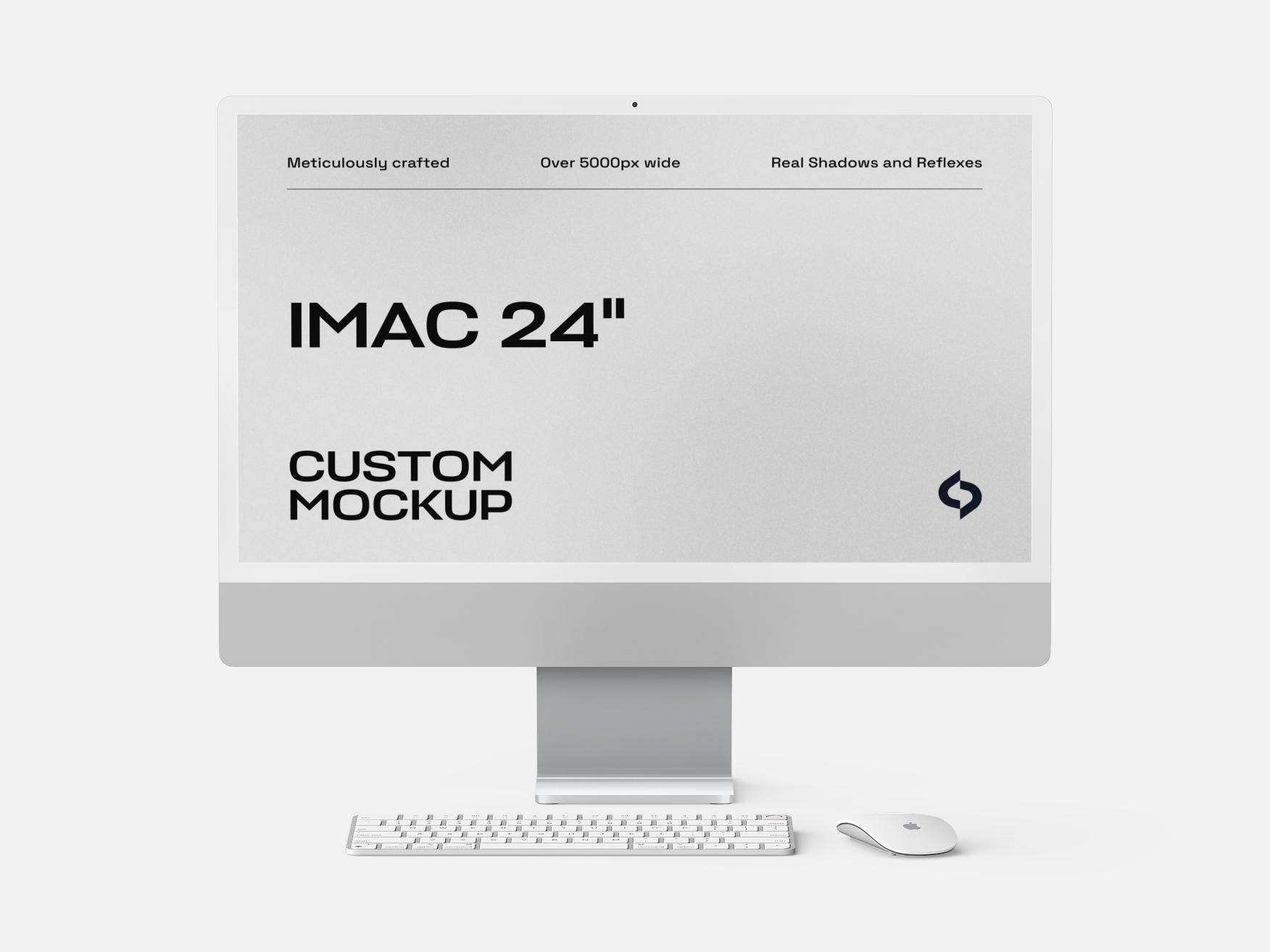 iMac 24 Inch Mockup 1