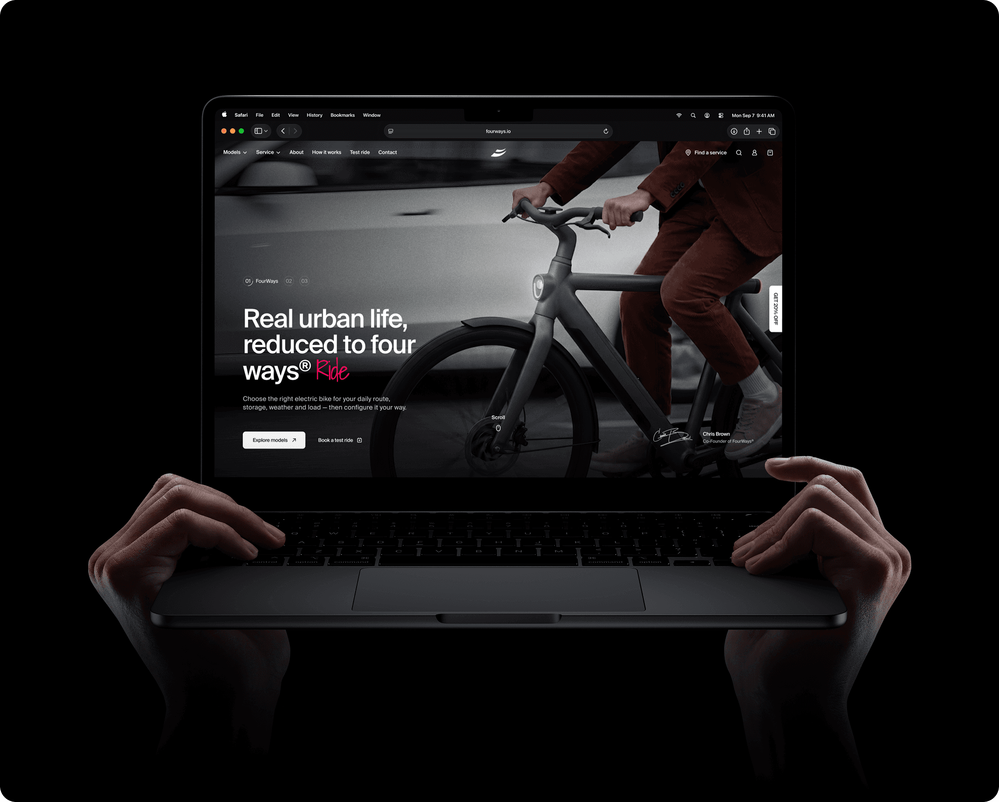 home page screenshot
