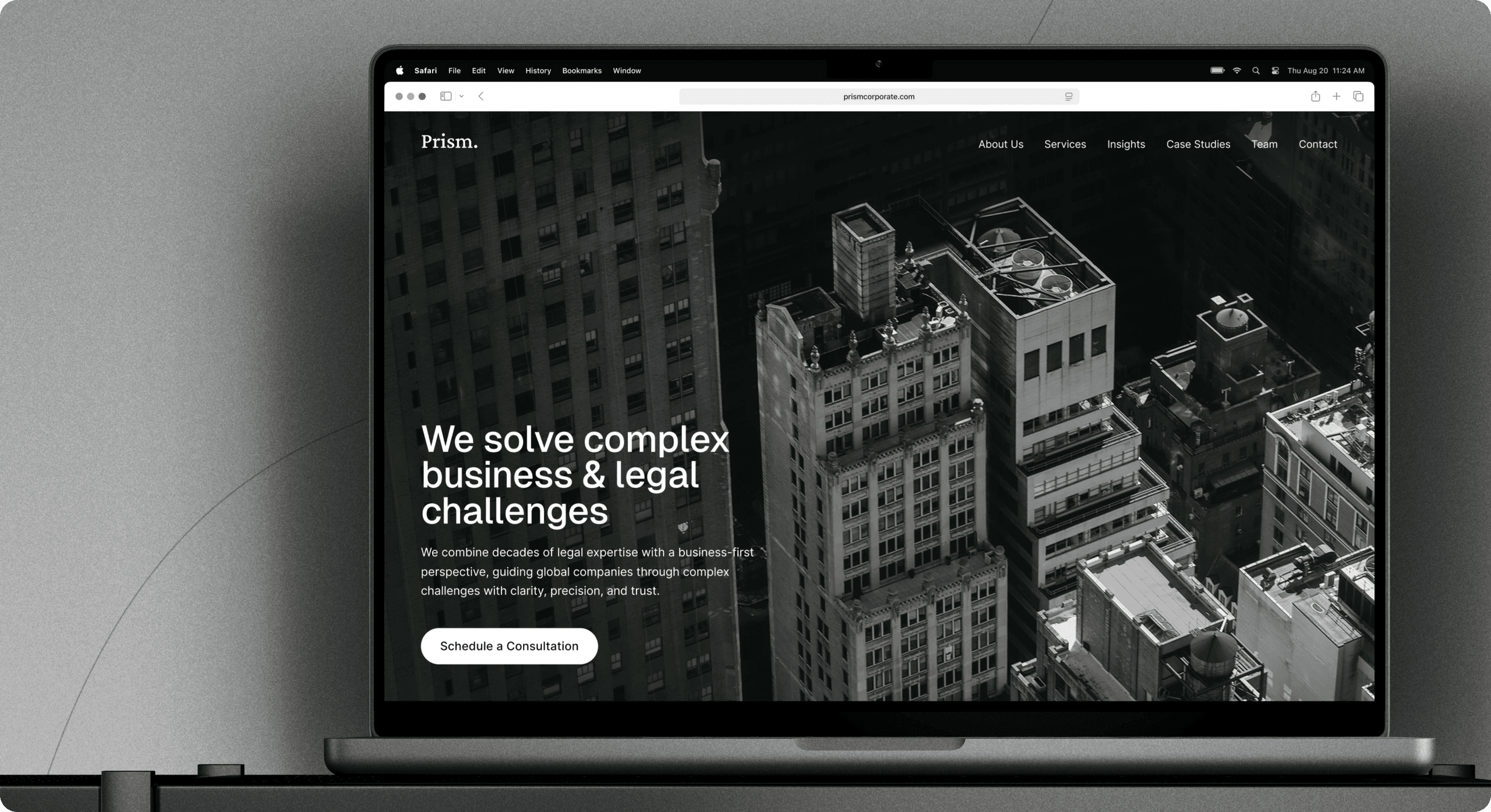 Law & compliance web design services preview image