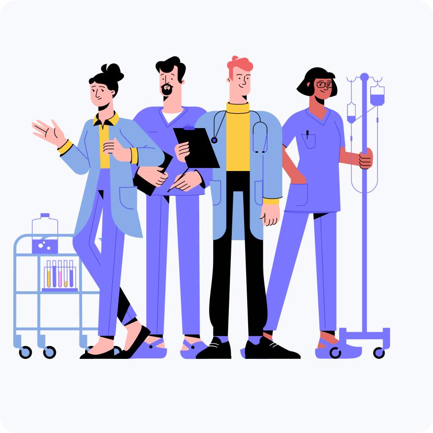 Medicine Characters Free Illustration Pack