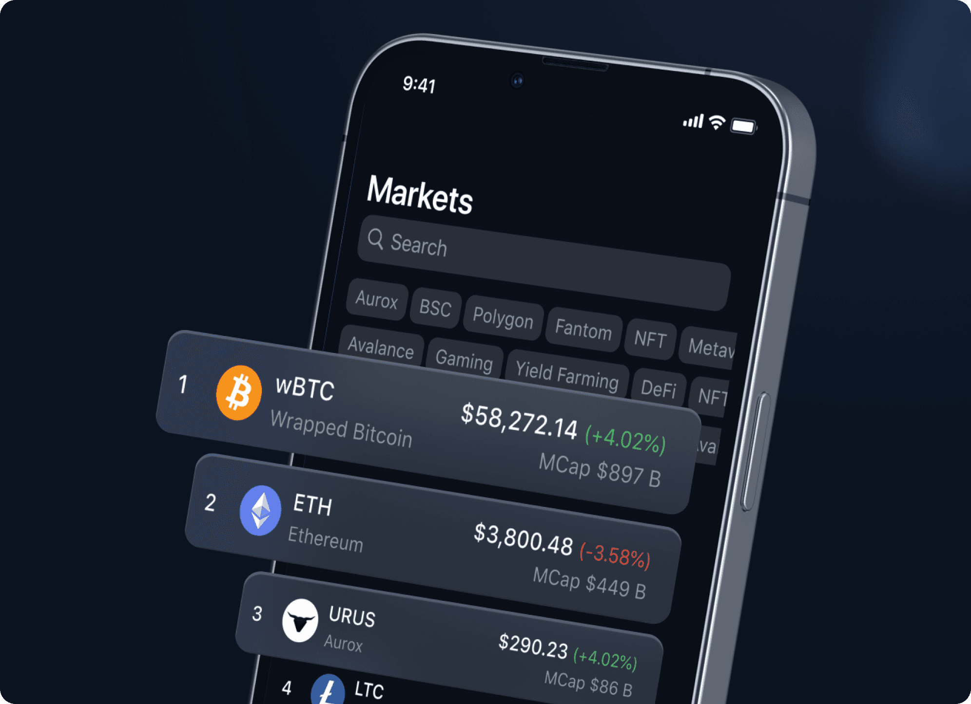 Wallet app concept