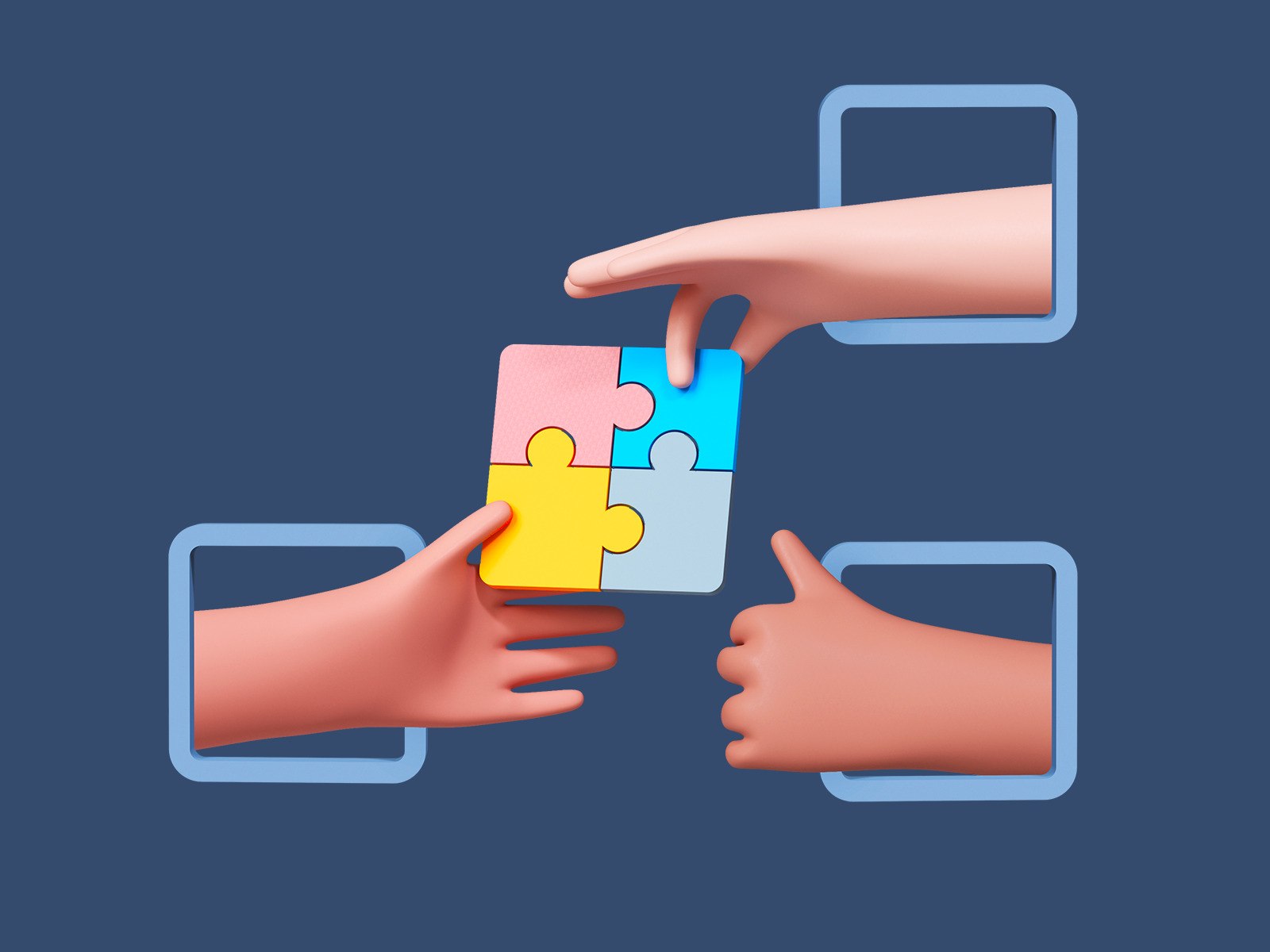 Outsource web development - illustration by Udhaya Chandran