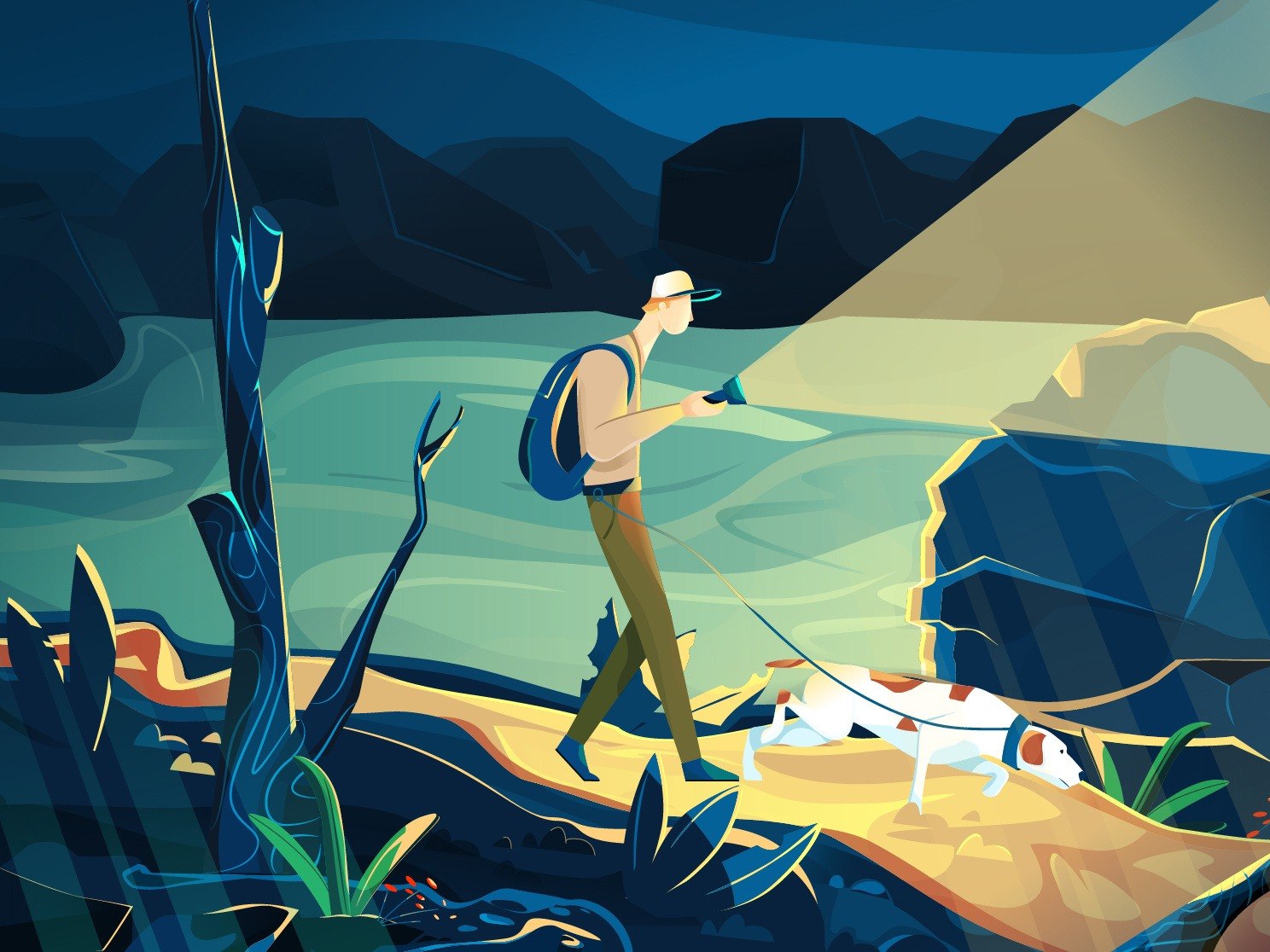 The traveller by Roza