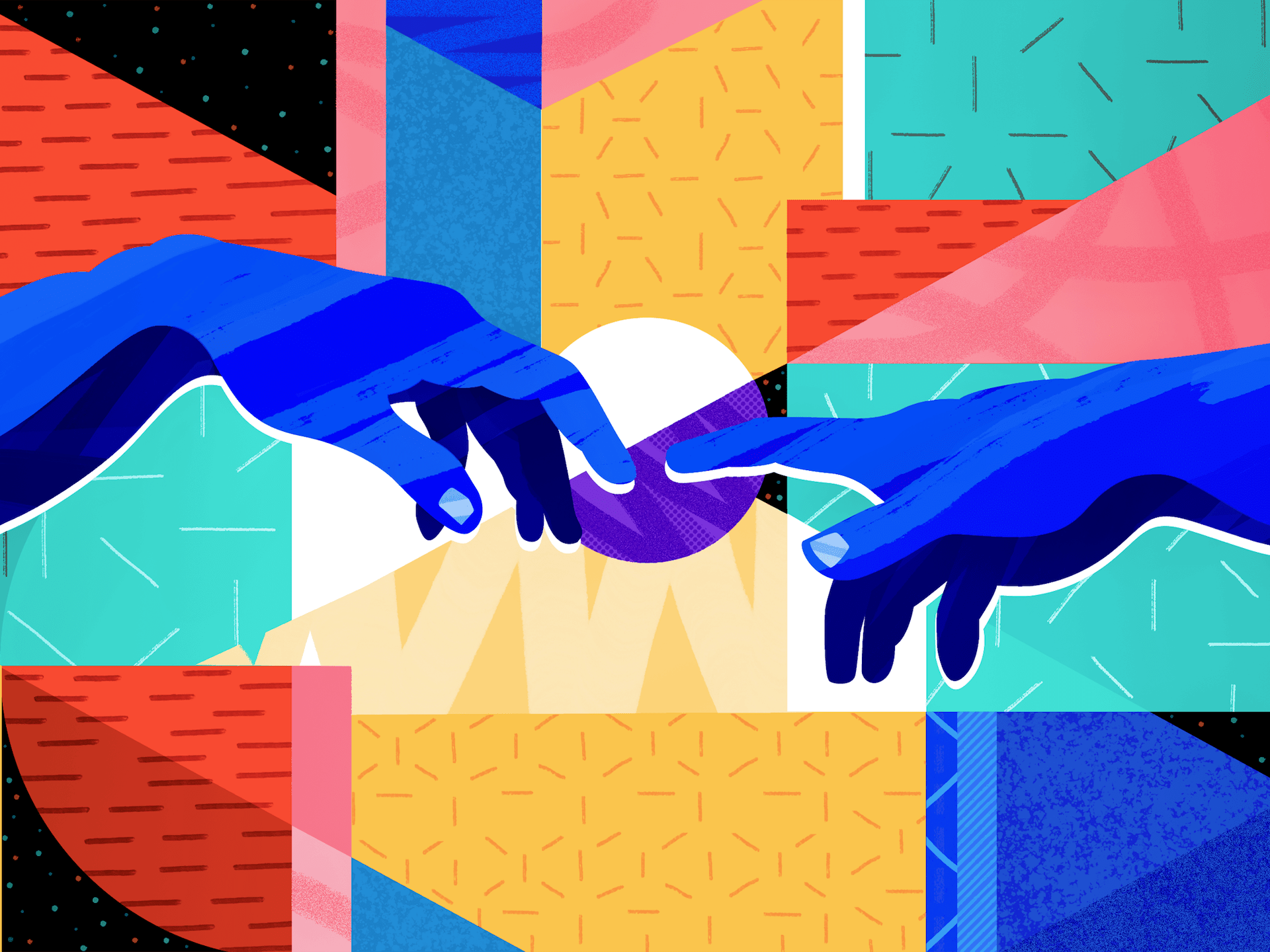 Colors increase website conversions - illustration by Alina Starovoitova