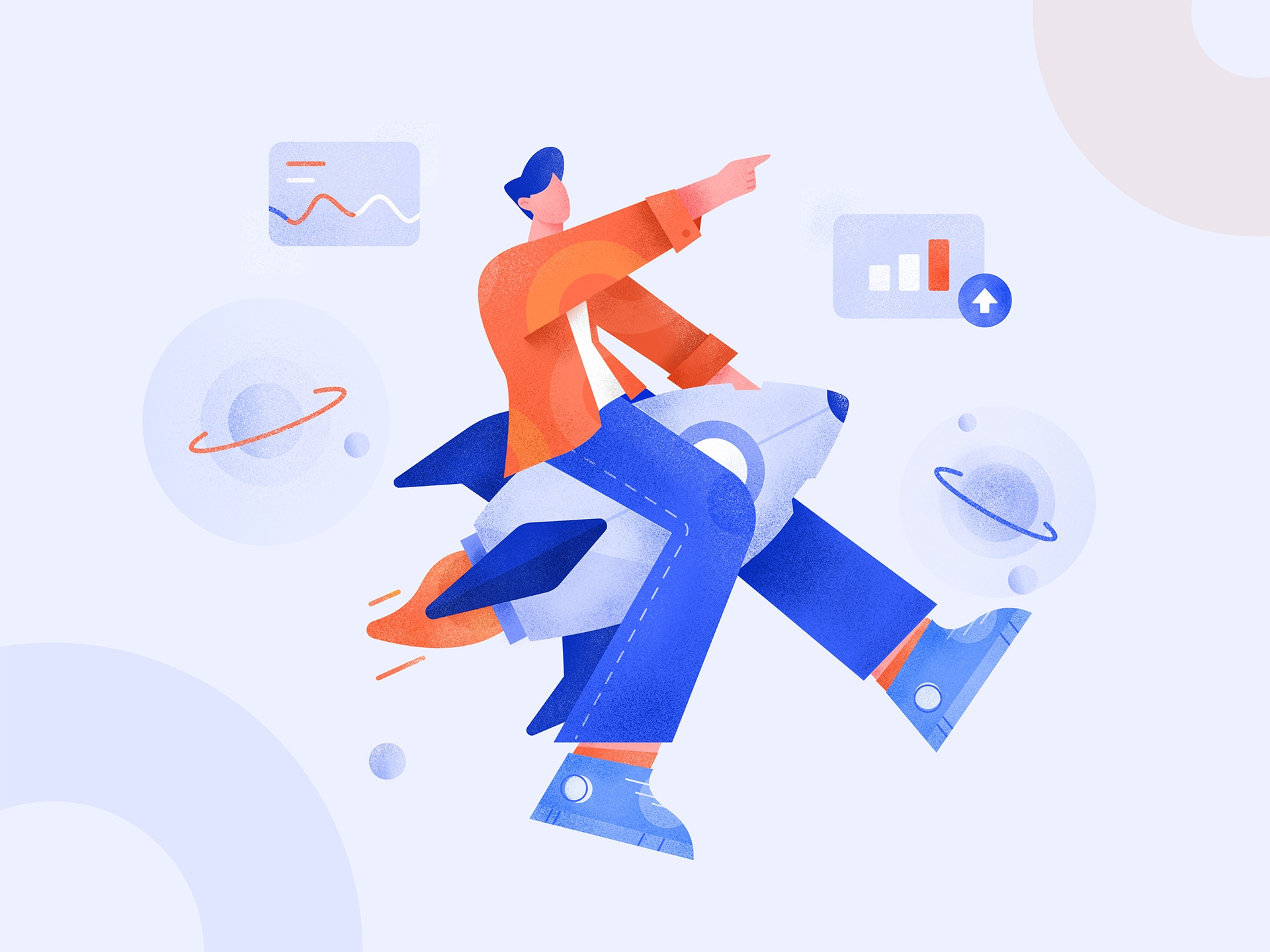 PWA - Progressive Web Apps - illustration by Randompopsycle in business