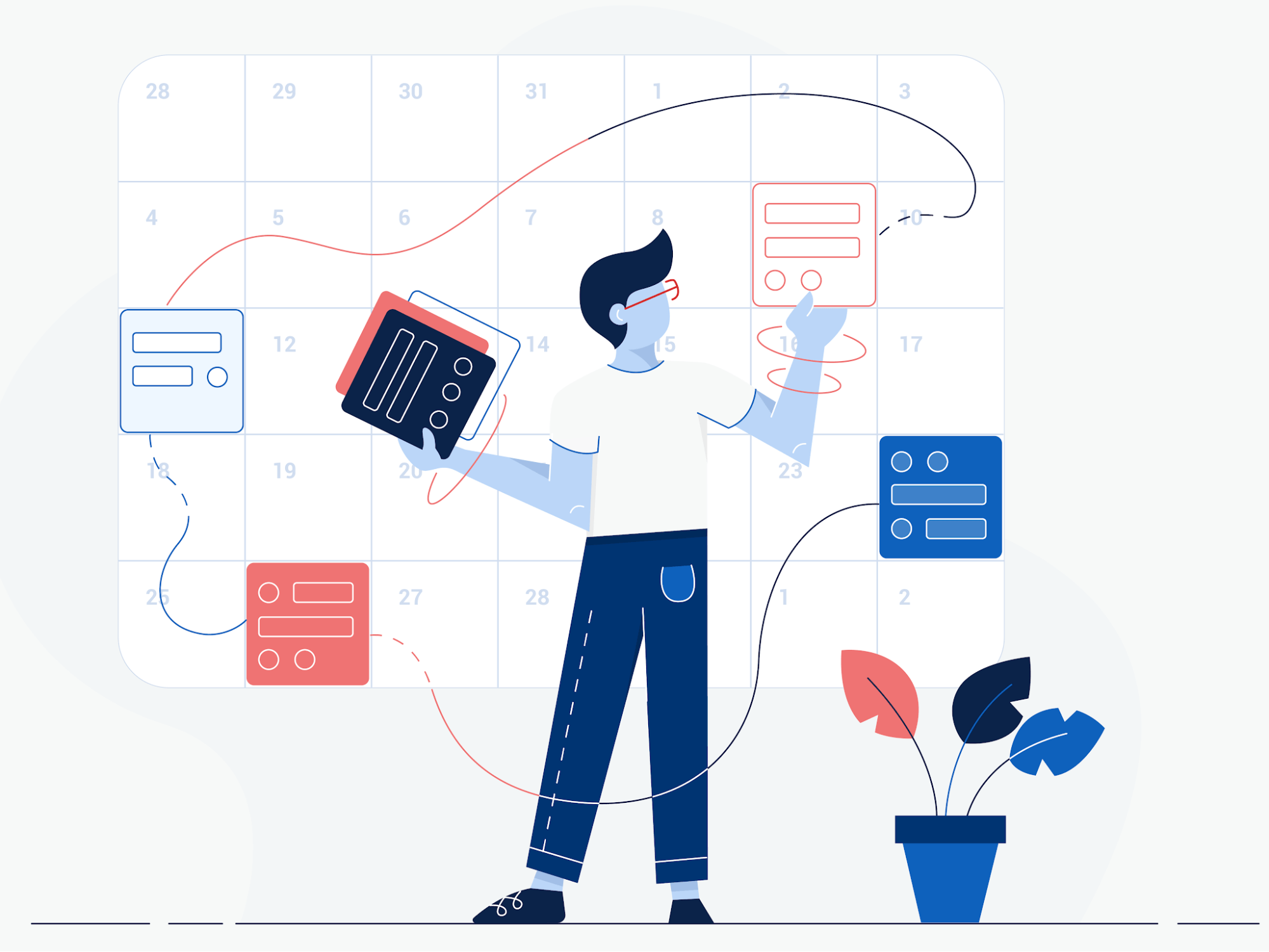 Task Manager for Asynchronous iOS Development - illustration by Sara Geci