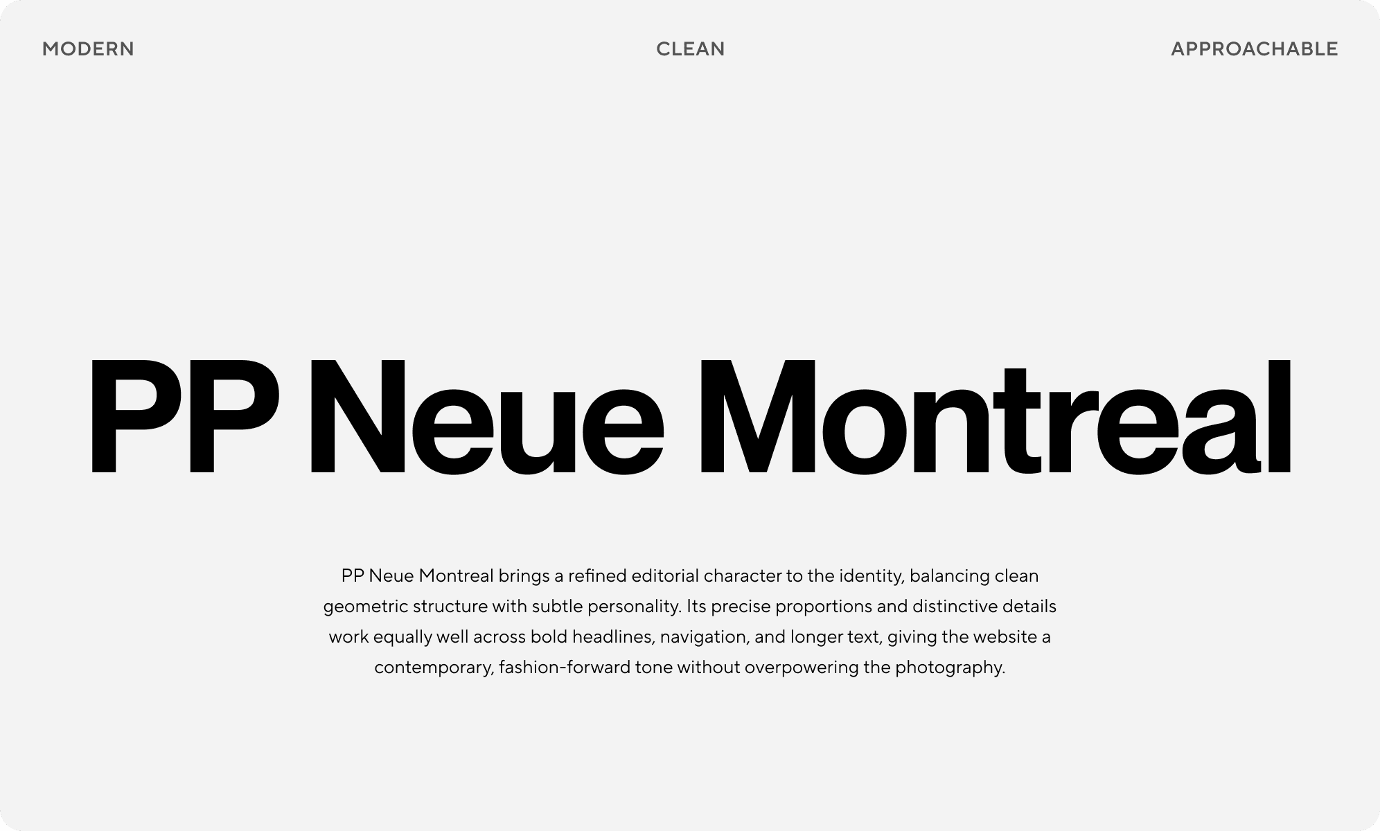 Font name