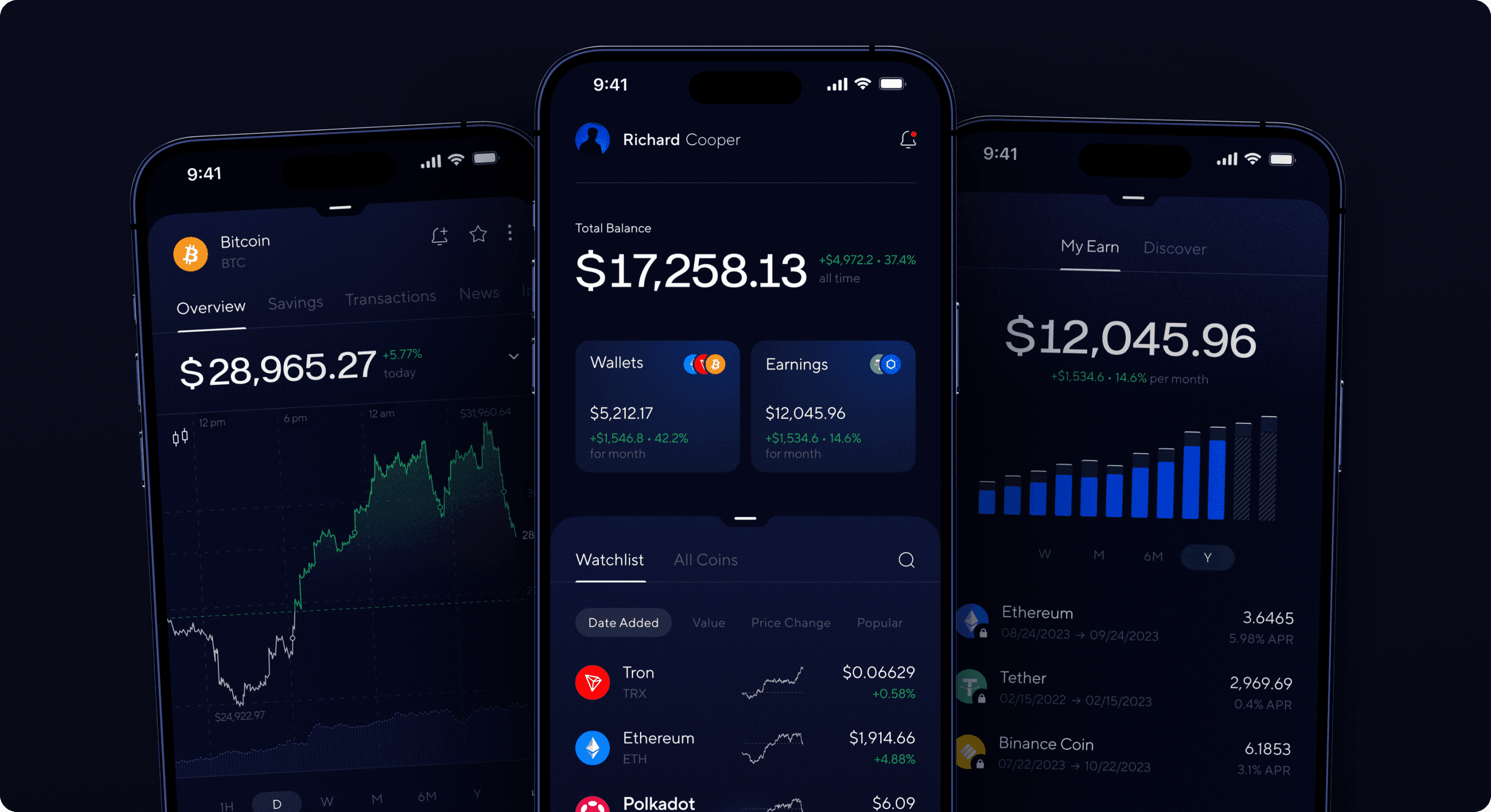 Fintech mobile app development services page preview image