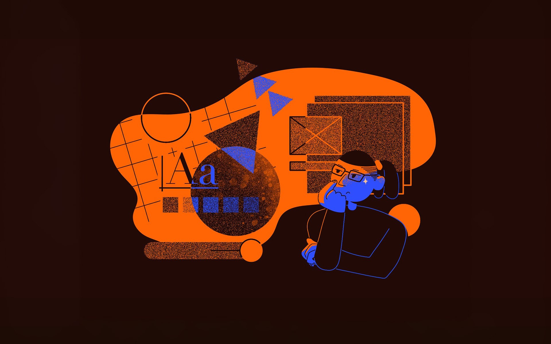 Using the design system approach - illustration by Huī Lín