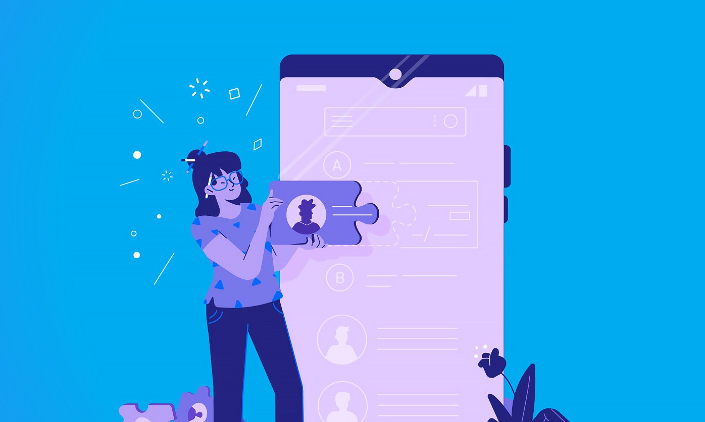 Mobile app illustration by Panfilia