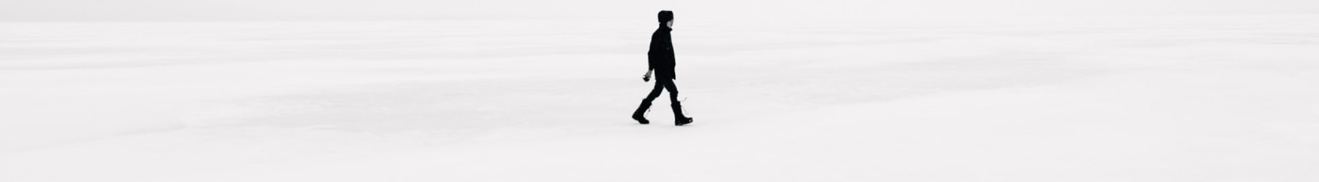 Man walking away